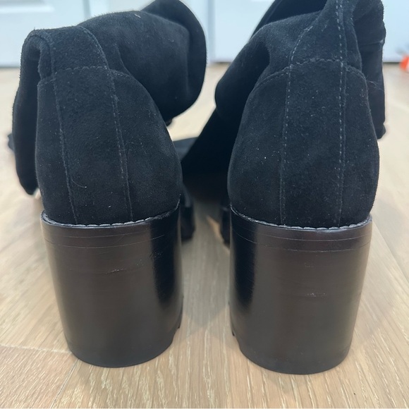 Sigerson Morrison Gemma Boot Over the Knee Suede Black Whimsigoth Gothic Gremlin - Picture 13 of 16